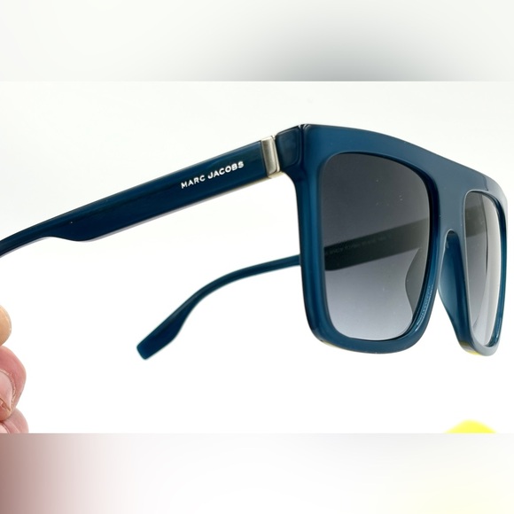 Marc Jacobs 639/s Designer Fashion Sunglasses Blue Green 57-18-145 NWT & Case